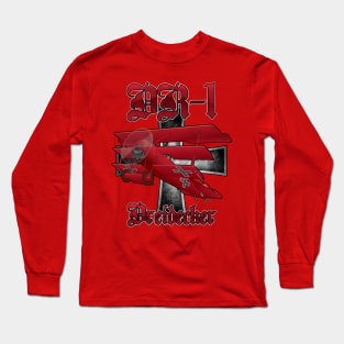 DR-1 Red Baron Triplane WWI Warbird Long Sleeve T-Shirt